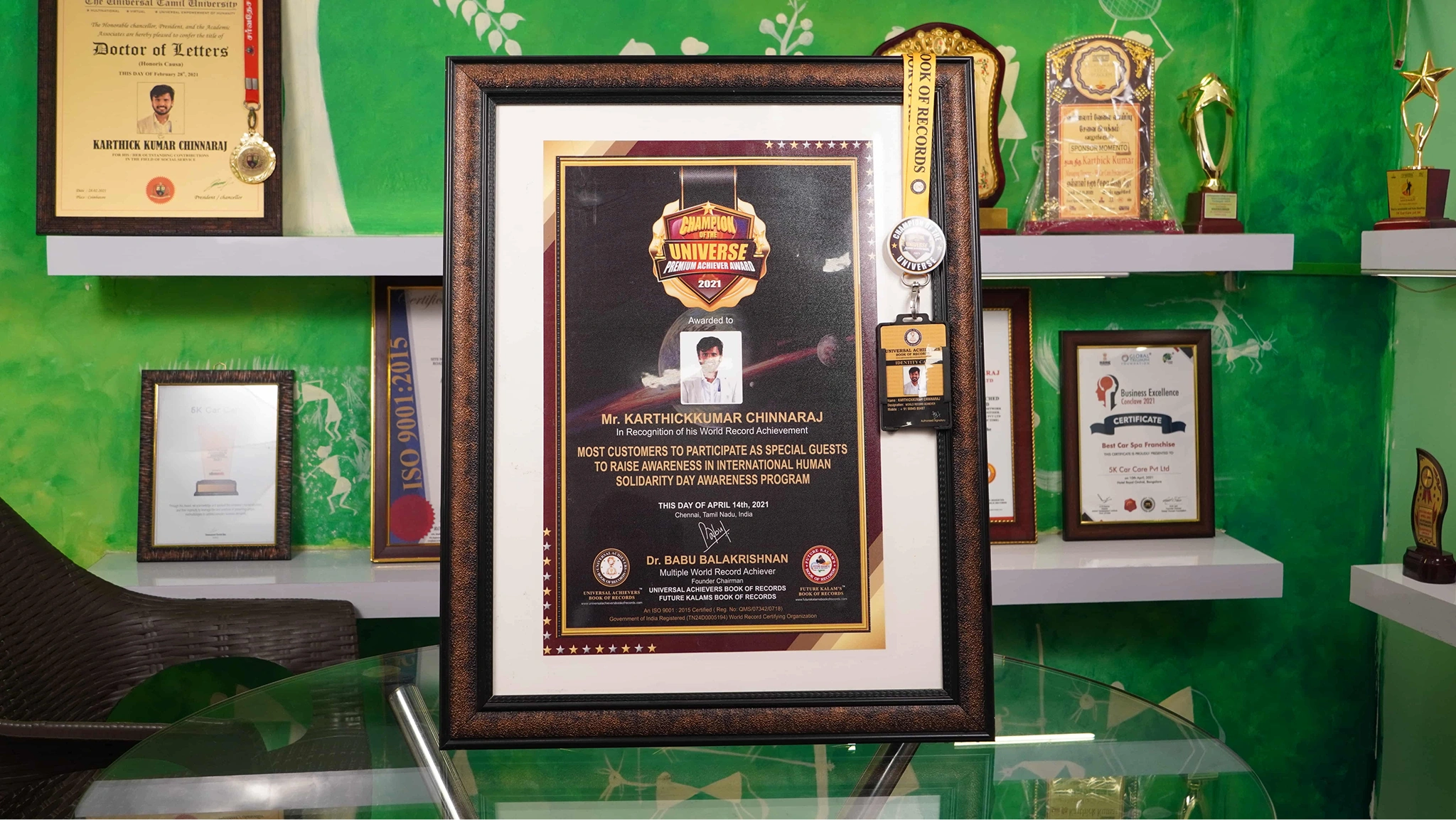 Champion of the Universe - Premium Achiever Award